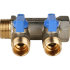 Коллектор с шаровыми кранами STOUT 3/4", 2 отвода 1/2" (синие ручки) (SMB 6201 341202) в Самаре Коллектор с шаровыми кранами STOUT 3/4", 2 отвода 1/2" (синие ручки) (SMB 6201 341202) в Самаре