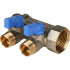 Коллектор с шаровыми кранами STOUT 1", 2 отвода 1/2" (синие ручки) (SMB 6201 011202) в Самаре Коллектор с шаровыми кранами STOUT 1", 2 отвода 1/2" (синие ручки) (SMB 6201 011202) в Самаре