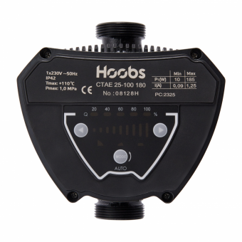 Насос циркуляционный Hoobs CTAE 25-100 180мм 185Вт (с гайками)