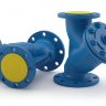 Фильтр косой сетчатый фланцевый Zetkama V821 DN150 PN16 корпус-чугун, Tmax=300°C