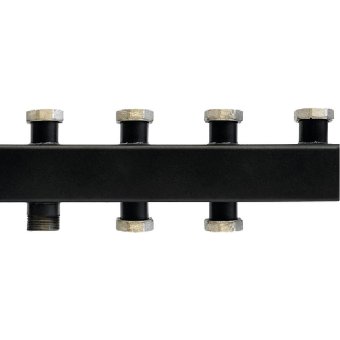 Коллектор 2 выхода распределительный ROMMER 1х1 1/4" (RDG-0016-004002)