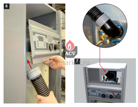 Комплект закрытой камеры сгорания для котлов ACV Delta Pro 25/45, арт. 10800194 в Самаре Комплект закрытой камеры сгорания для котлов ACV Delta Pro 25/45, арт. 10800194 в Самаре