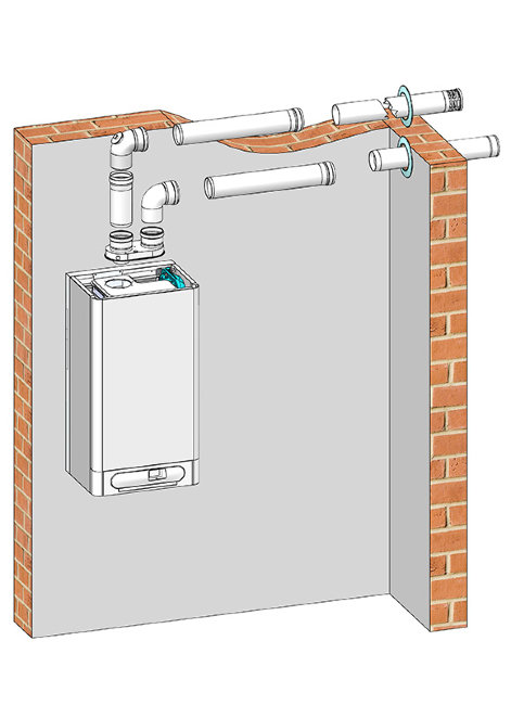 Дымоудаление THERM 2x ø 80 в Самаре