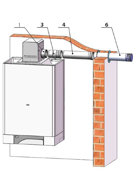 Дымоудаление THERM 1x ø 100 - TRIO 90 T в Самаре