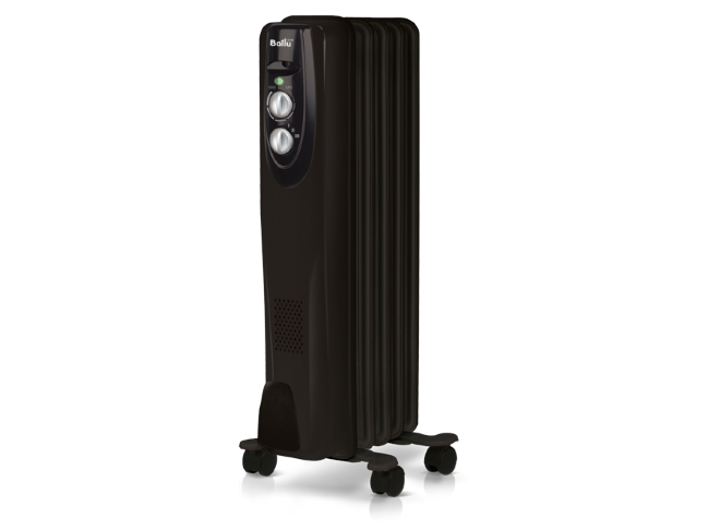 Масляный радиатор Ballu Classic black BOH/CL-05BRN 1000 (5 секций) в Самаре